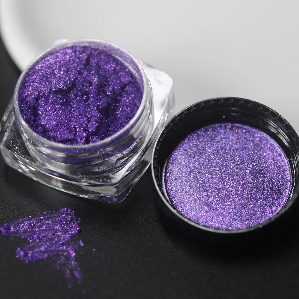 100colors Cosmetic Diamond Highlighter Pigment Eyes Loose Powder Makeup Pearlescent Shiny Eyeshadow Lipgloss Resin Craft DIY