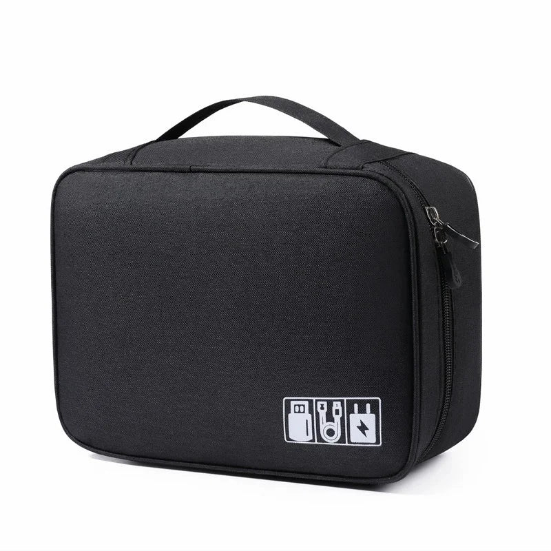 Cable Storage Bag Digital Electronic Organizer Portable USB Data Line Charger Plug Storage Bag Waterproof Travel Cable Organizer