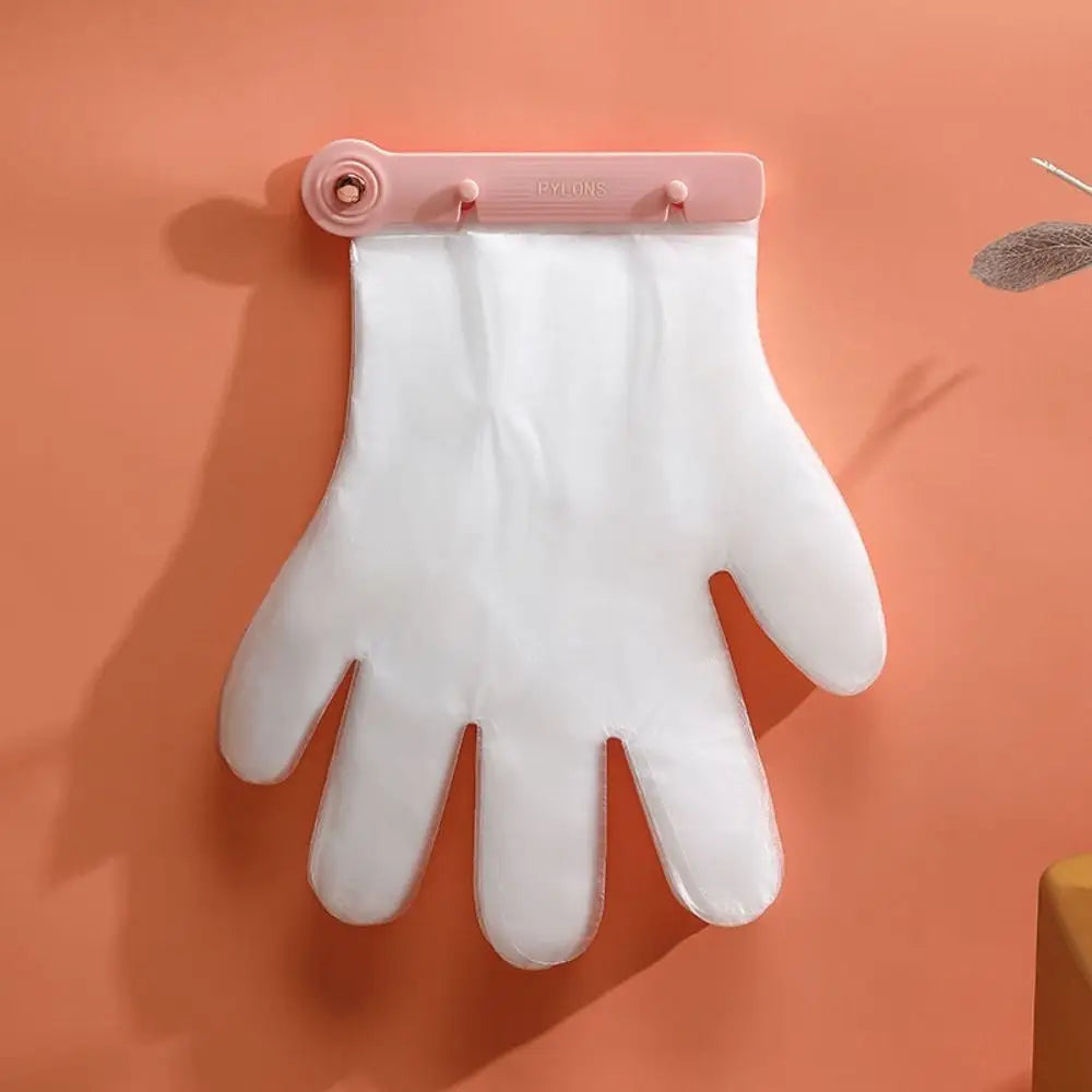 Disposable Glove Holder Organizer Wall Mounted With 100PCS Gloves, New Kitchen Gadgets Disposable Food Gloves Holder