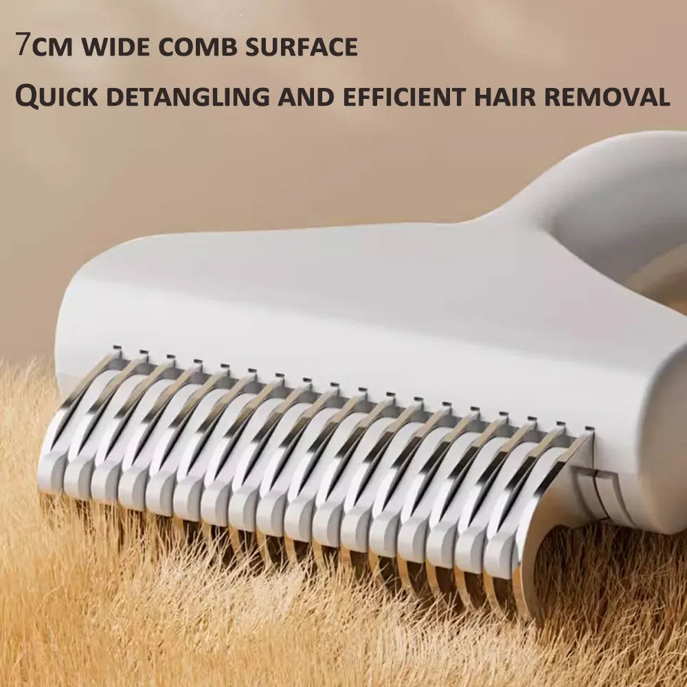 Magical Stainless Steel Dog Hair Removal Brush Comb Pet Hair Remover Brush For Dogs Cats Grooming Tools Pets Dematting Comb