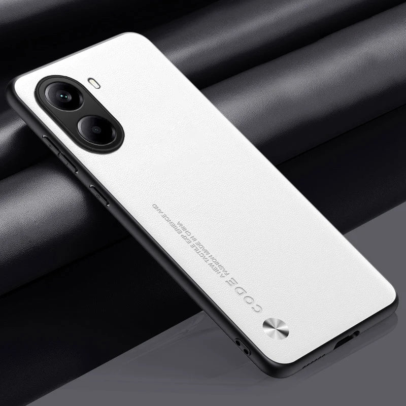 Luxury Leather Phone Case For Xiaomi Poco X7 Pro 5G X7Pro Protective Cover Matte Silicone Shockproof Case For PocoX7 Pro Coque