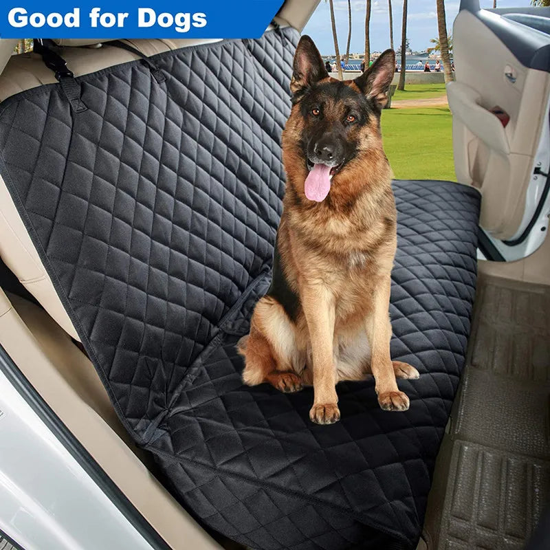 Dog Car Seat Cover Waterproof Pet Dog Carriers Travel Mat Hammock For Small Medium Large Dogs Car Rear Back Seat Safety Pad
