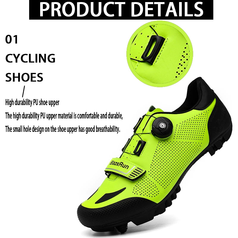 Cycling Shoes Bike Sneakers Cleat Non-slip Men's Mountain Biking Shoes Bicycle shoes road footwear speed shoes
