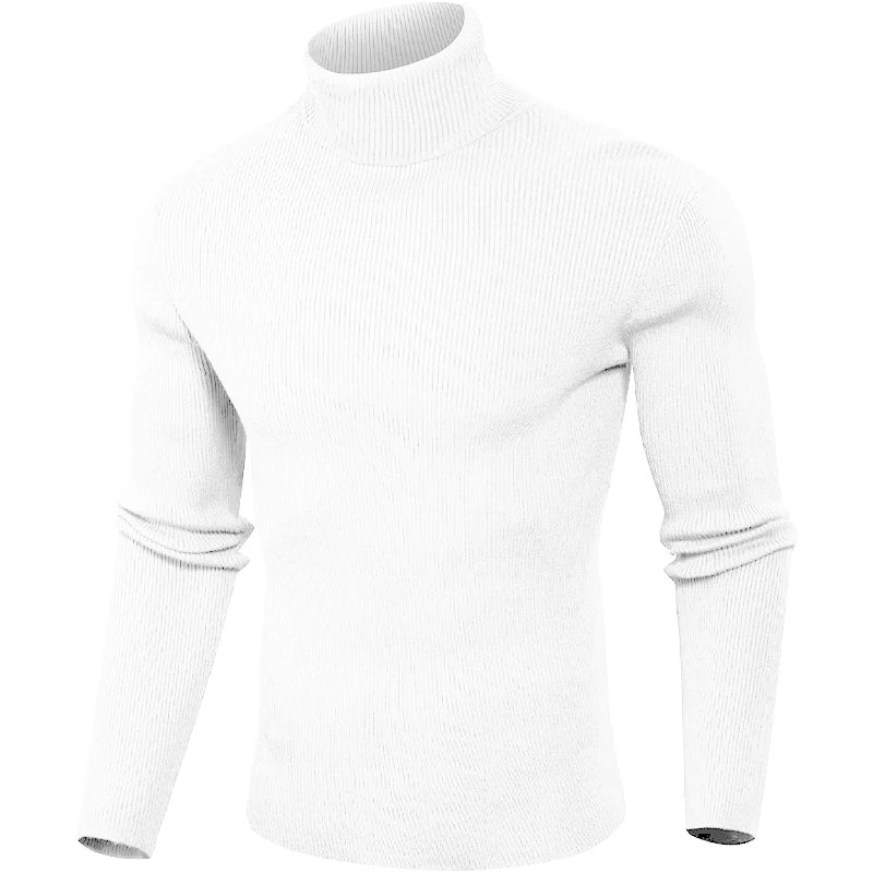 Animal Game Luxury Men's Cold Blouse Casual Sweaters Woolen Turtleneck Pullover Basic Stripes Tshirts Warm Sweatshirt Knit Men