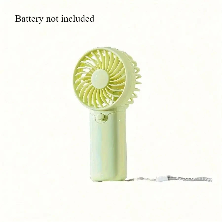 2026 Latest Portable Fan, Compact Handheld Fan - Portable, Battery-Powered Personal Cooling Device for Travel & Outdoor Use