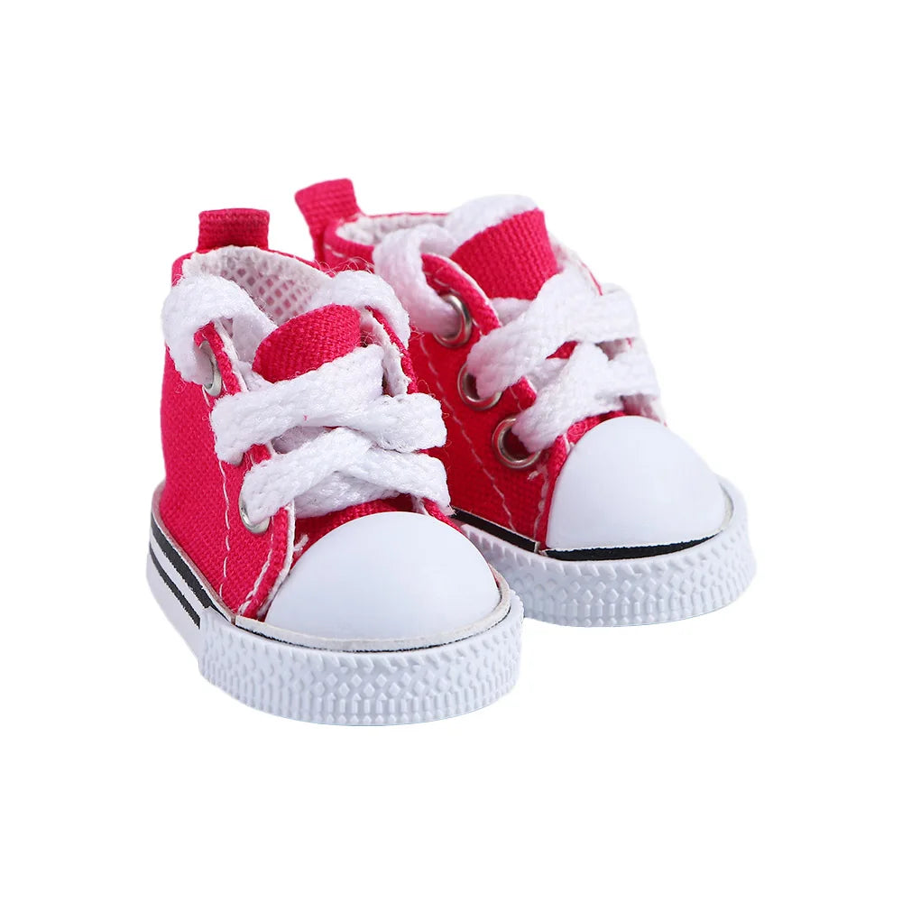 Dolls Accessories 3.5CM Sneakers Shoes Mini Shoes For Children Blyth Shoes Canvas Shoes Shoes