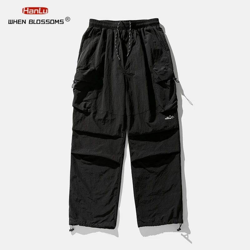 2023 Autumn New Fashion Streetwear Military Tactical Cargo Pants Men Clothing Japanese Harajuku Jogging Pants Black Joggers