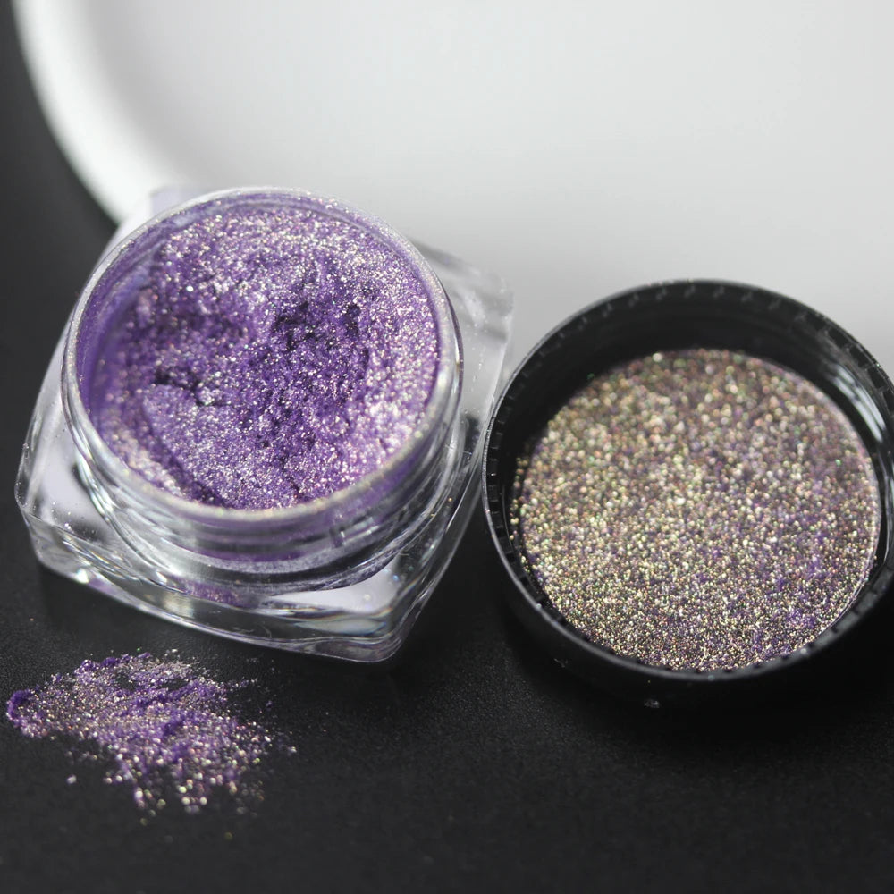 100colors Cosmetic Diamond Highlighter Pigment Eyes Loose Powder Makeup Pearlescent Shiny Eyeshadow Lipgloss Resin Craft DIY