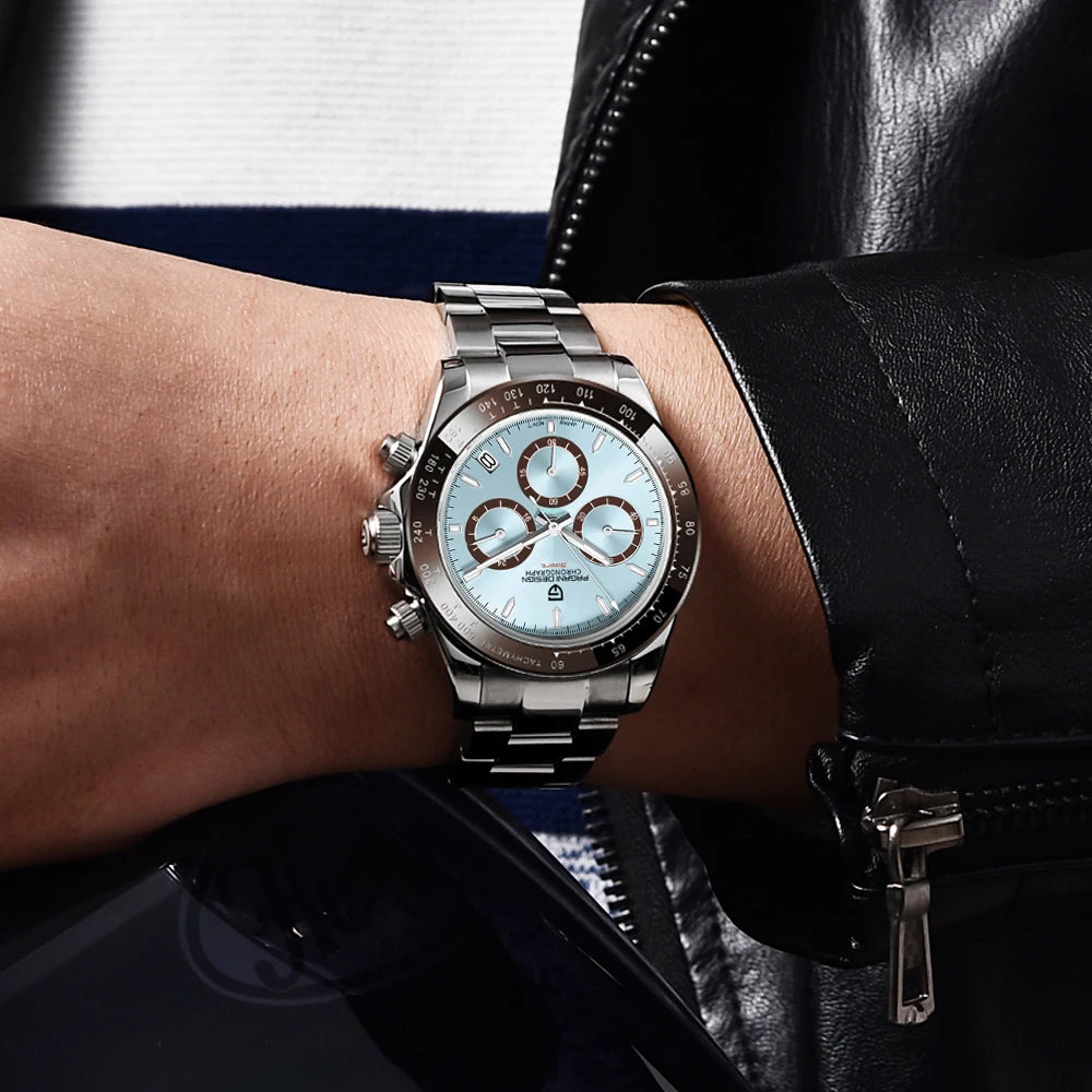 PAGANI DESIGN 2026 New Chronograph Men's Watches Top Brand Luxury Mens Quartz Wrist Watch Men Luminous Waterproof Watch Men