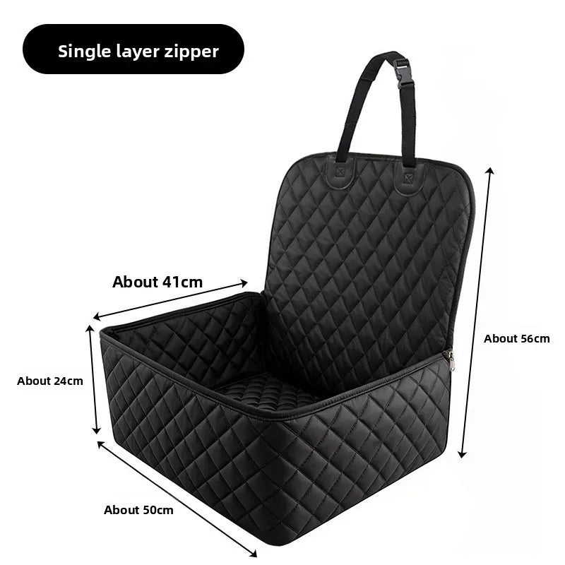 Waterproof Scratch Resistant Dog Car Seat Cover Hammock Protector for Pet Travel Rear Seat Bench Auto Accessories Cat Bed