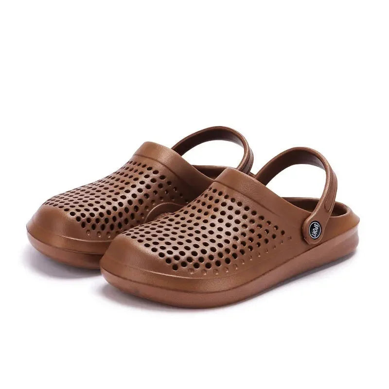 Outdoor Beach Sandals Men's Summer New Style Half Slip Women's Summer New Couple Model EVA Material Comfortable Clog Shoes