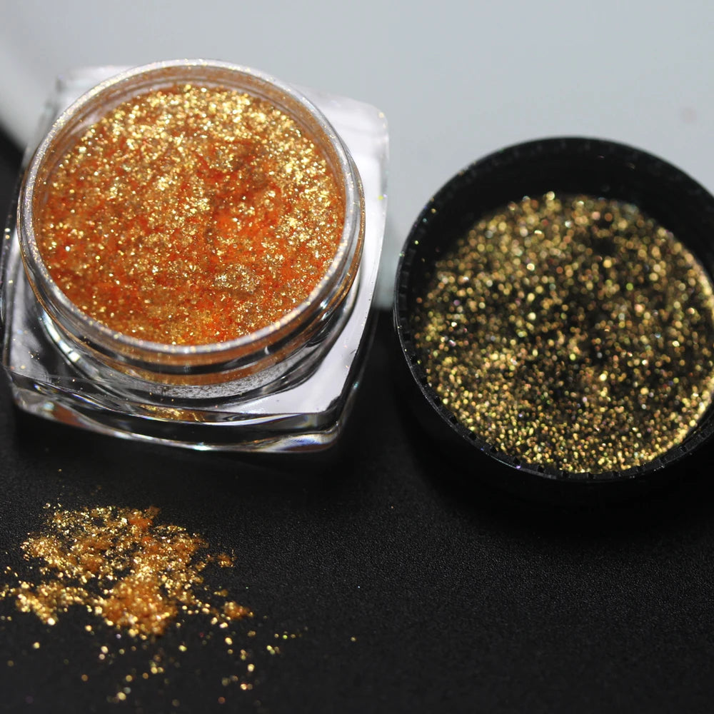 100colors Cosmetic Diamond Highlighter Pigment Eyes Loose Powder Makeup Pearlescent Shiny Eyeshadow Lipgloss Resin Craft DIY