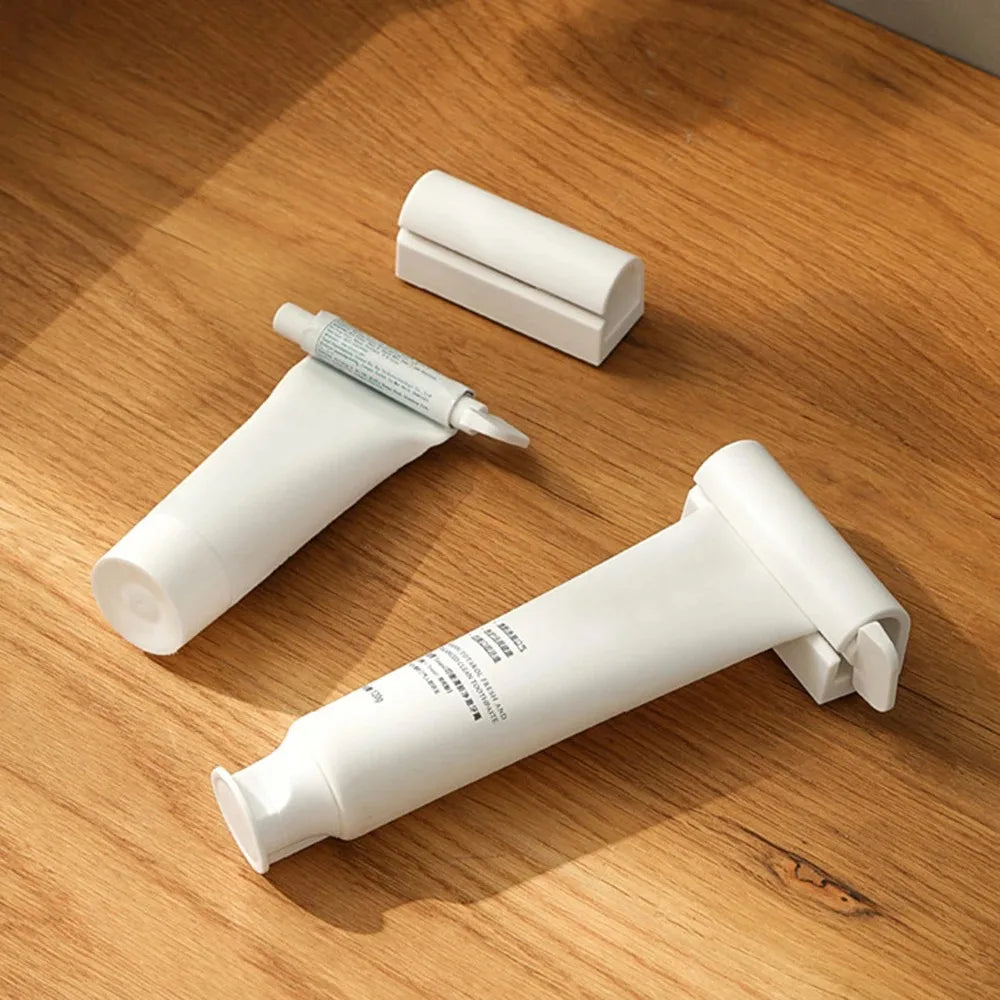 1Pcs New Manual Toothpaste Squeezer with Magnetic Holder — For Home Use (Toothpaste, Facial Cleanser, Hand Cream)
