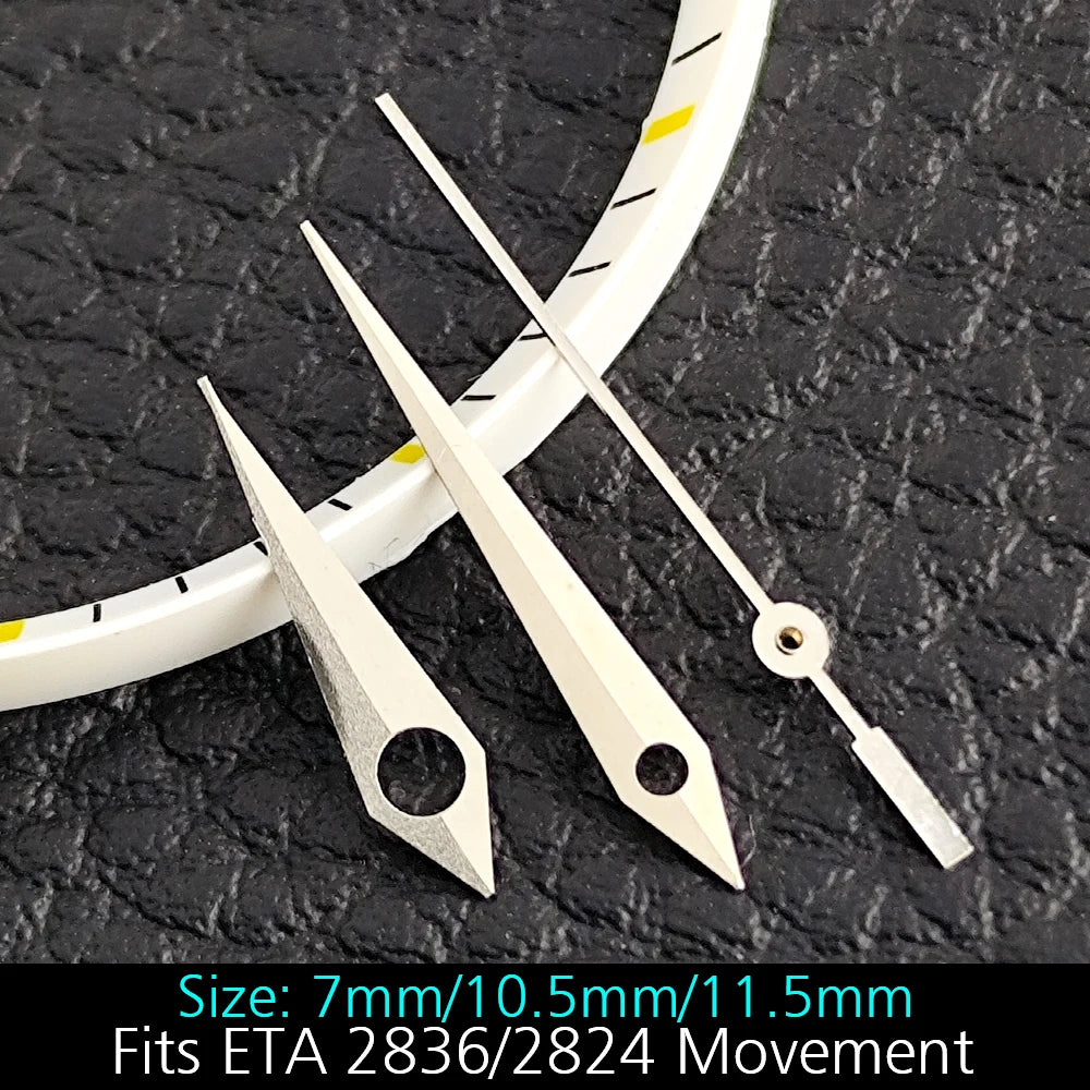 High Quality ETA-Series Hands Green Super Luminous Fits ETA 2824 2892 2836 2834 Movement Watch Accessories Watches For Men