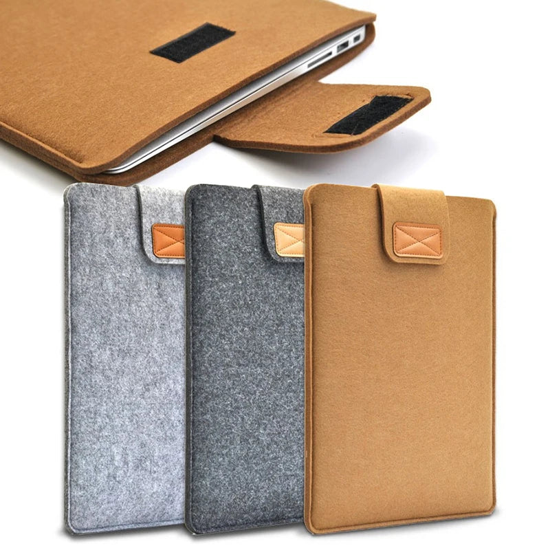 Anti-Scratch Felt Protector Bag 11 13 15 Inch Laptop PC Storage Bag Waterproof Tablet Protection Case For Macbook Air Pro Laptop