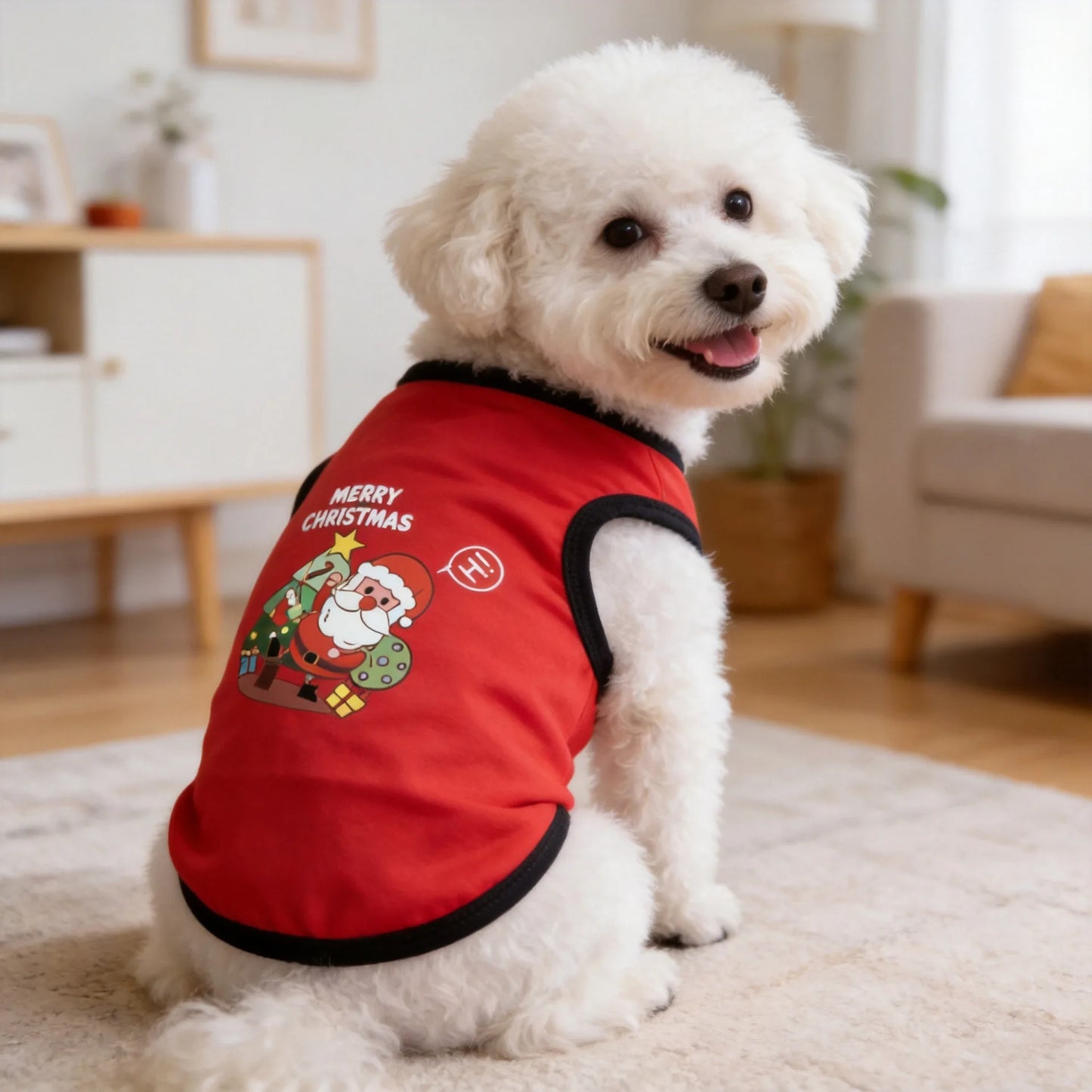 Summer Pet Clothes Breathable Mesh Dog Cat Jersey Cute Puppy Kitten Vest Shedding Control Apparel Holiday Party Dog Clothing