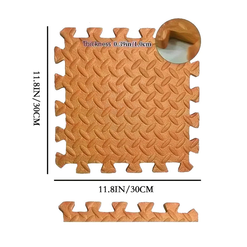 Dedicated Fitness Mat - 8/12/16Pcs Interlocking Sport Mat 30x30x1CM Puzzle Fitness Mat Gym and Yoga Equipment Protective Mat