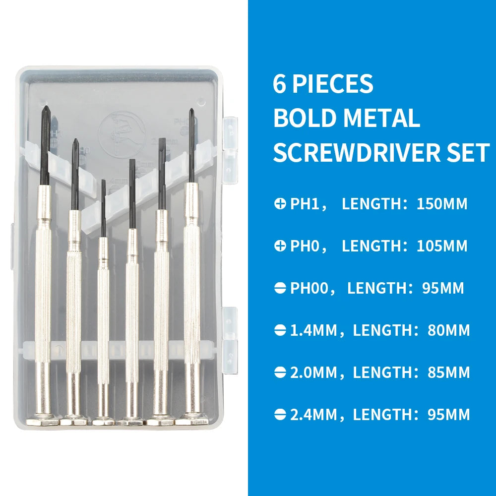 Precision Screwdriver Set Corrosion Resistance Anti Rust DurabIlity Equipment Repair Tool Set For Watches Glasses