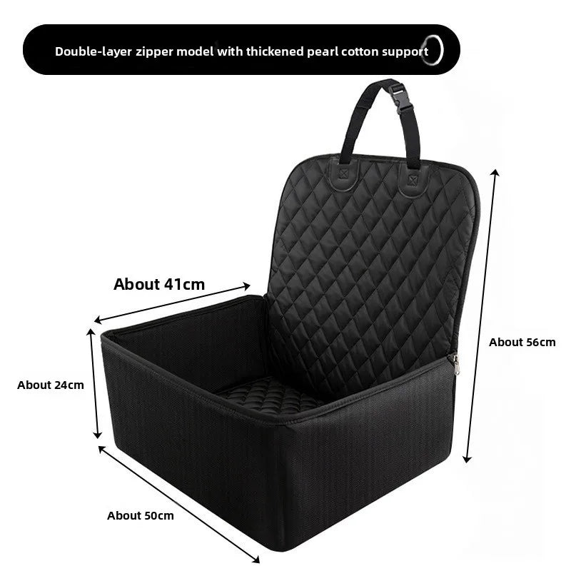 Waterproof Scratch Resistant Dog Car Seat Cover Hammock Protector for Pet Travel Rear Seat Bench Auto Accessories Cat Bed