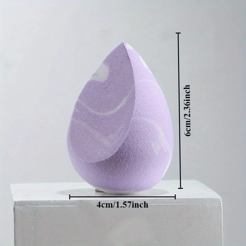 1Pc Makeup sponge gradient color soft double-sided wet and dual-use fit without eating powder