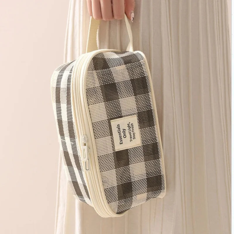Makeup Organizer Female Toiletry Kit Bag Make Up Case Storage Pouch Luxury Lady Box, Cosmetic Bag, Organizer Bag For Travel Zip