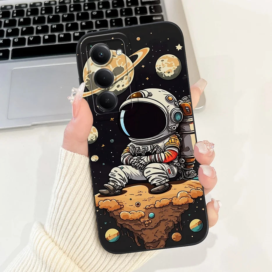 For Xiaomi Redmi 15 4G 5G Case Cute Panda Rabbit Cartoon Cover Shockproof Phone Case For Xiaomi Redmi 15 5G Redmi15 4G Soft Bags