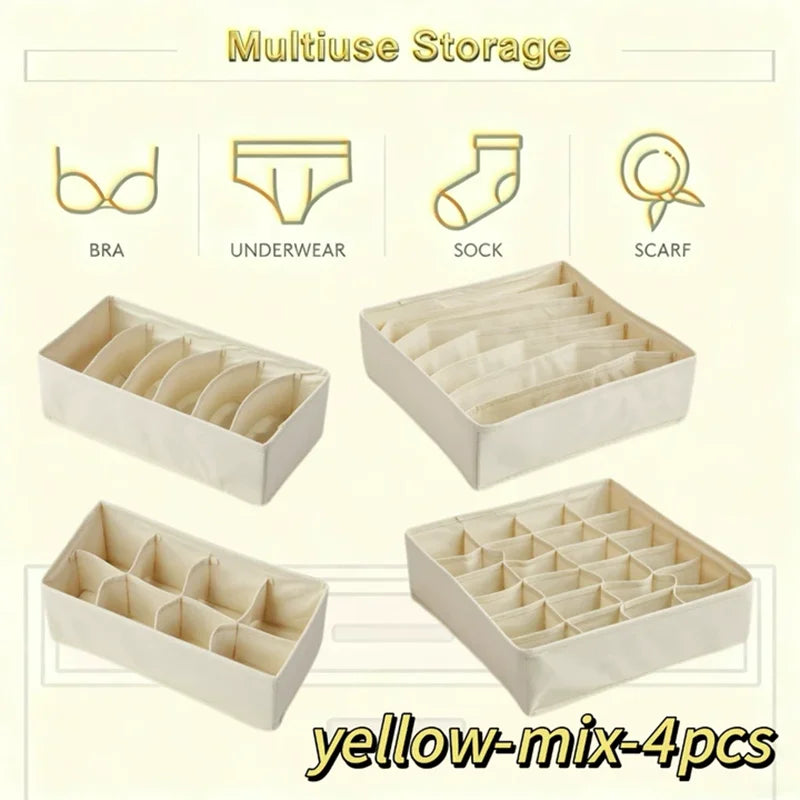 Drawer Underwear Socks Bra Storage Box Clothes Storage Organizer Underwear Bag Household Wardrobe Box Cabinet Drawer Organizer