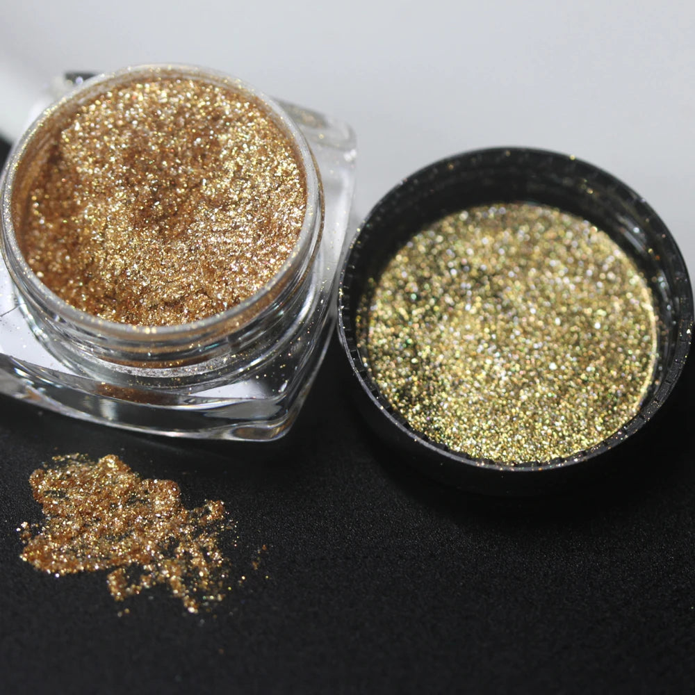 100colors Cosmetic Diamond Highlighter Pigment Eyes Loose Powder Makeup Pearlescent Shiny Eyeshadow Lipgloss Resin Craft DIY