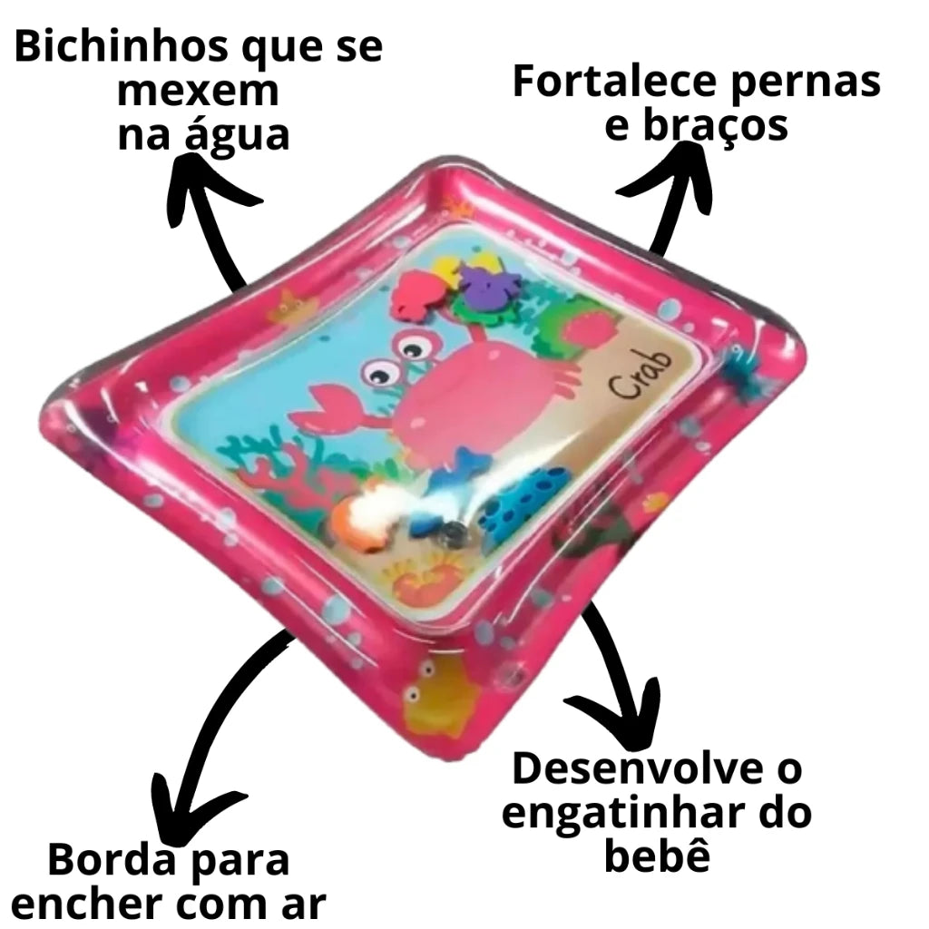 Children's Inflatable Mat For Safe Play in Verao Comfortable and Impermeavel for Home and Garden Use