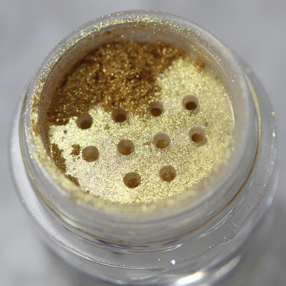 Cosmetic Beautiful Multichrome Loose Face Sparkly Diamond Pigment Powder Dust Safe for Eyeshadow Makeup Body Lipgloss Nail Art