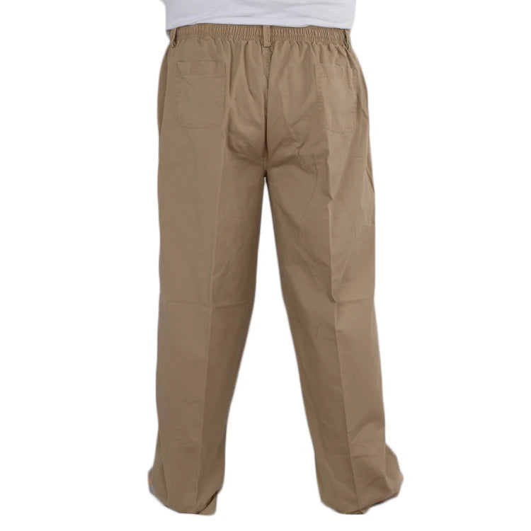 Spring Summer Men cargo pants simple cotton khaki Stretch loose 8XL 9XL 10XL 12XL 13XL Pants Big Size Oversize Straight Trousers