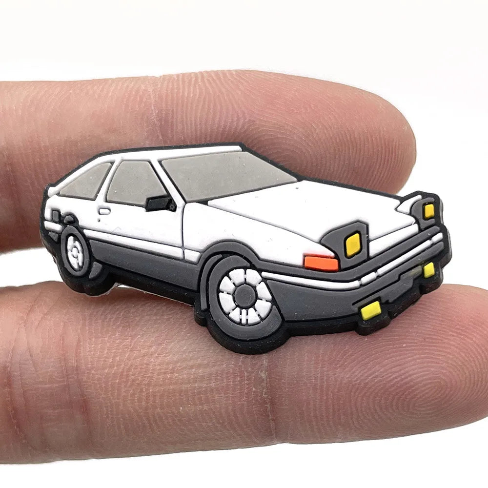 Car Shoe Charms Pin for Crocs Accessories Charms Clogs Bubble Slides Sandals PVC Shoe Decorations Accessories Party Gifts