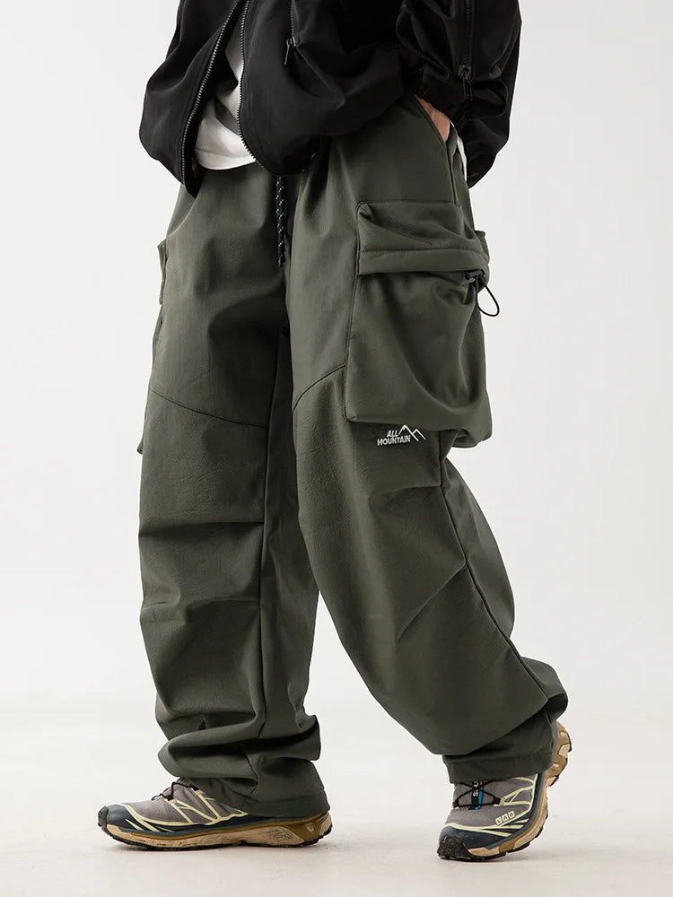 2023 Autumn New Fashion Streetwear Military Tactical Cargo Pants Men Clothing Japanese Harajuku Jogging Pants Black Joggers