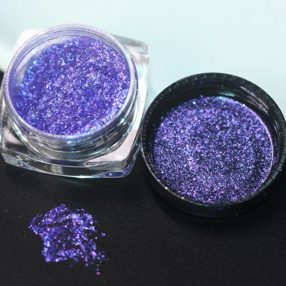 100colors Cosmetic Diamond Highlighter Pigment Eyes Loose Powder Makeup Pearlescent Shiny Eyeshadow Lipgloss Resin Craft DIY