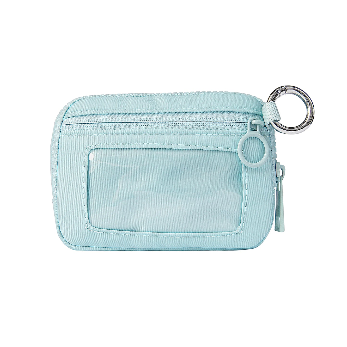 Women Cute Small Pouch Mini Wallet with Clear ID Window, Makeup Cosmetic Bag,Card Holder Bag for Purse,Toiletry Zipper Pouch