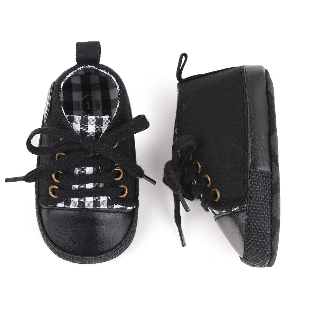 Print Canvas Baby Sports Sneakers For Newborn Baby Boys Girls First Walkers Shoes Infant Toddler Soft Sole Baby Shoes