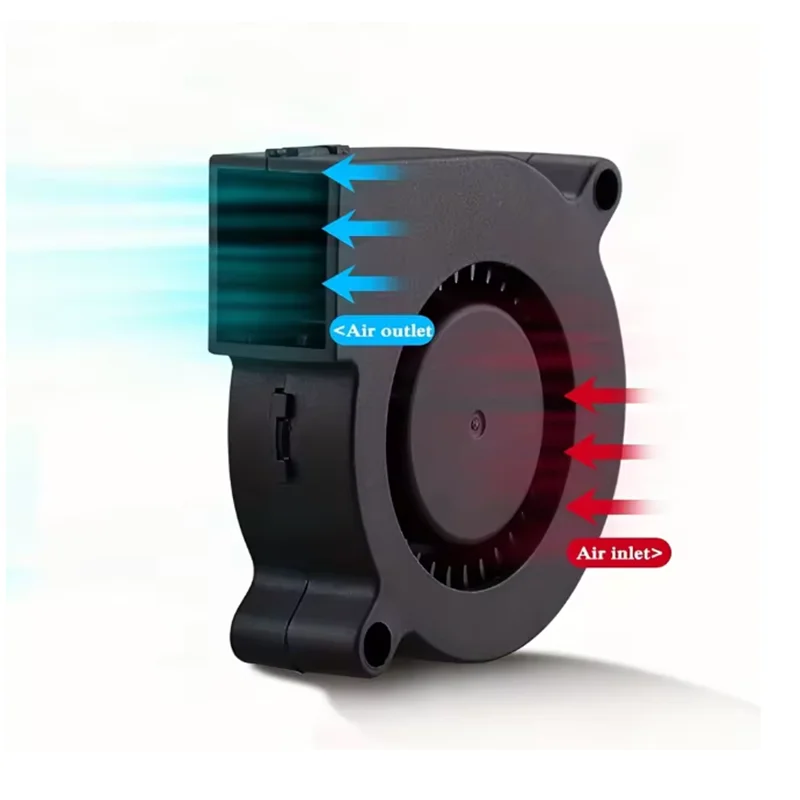 75mm USB Fan Cooling Turbo Blower Brushless 3D Printer 7515 For Extruder DC Cooler Power Inverter Air Pump PC CPU
