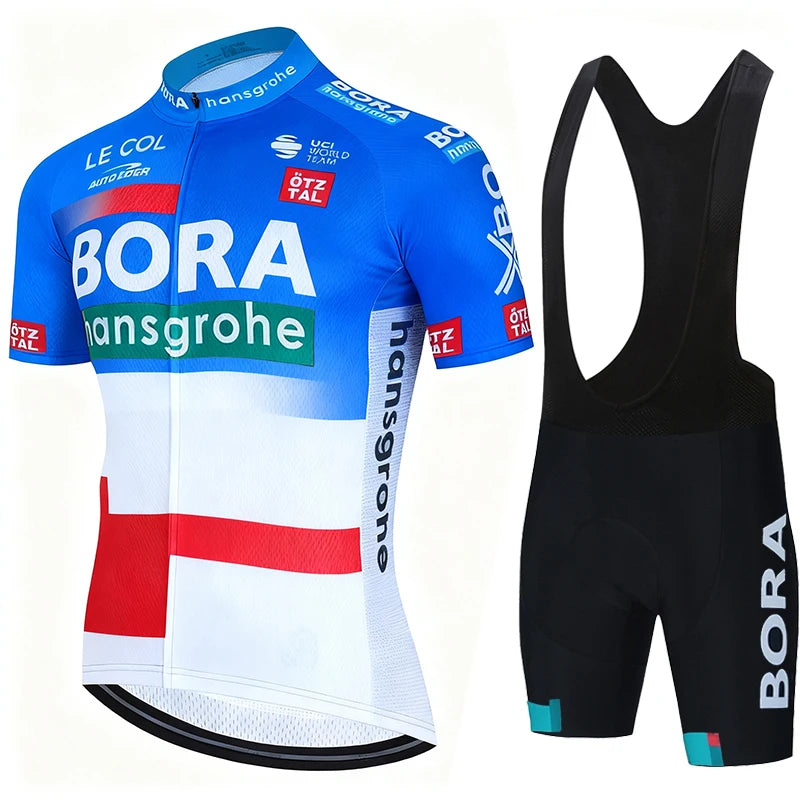 Jersey Sets Cycling Clothing Men 2026 Mtb Male Uniform UCI BORA Man Maillot Men's Shorts Set Mallot Summer Bike Clothes Suit Bib