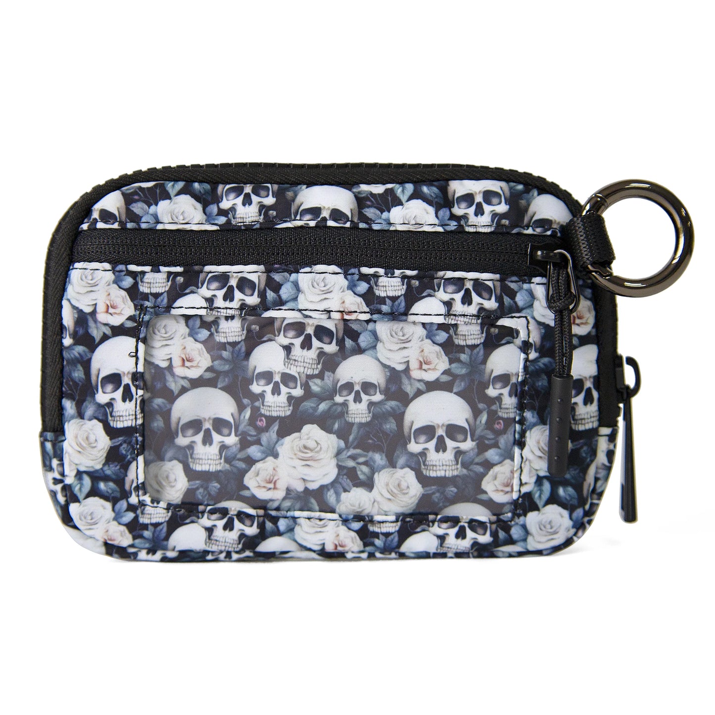 Women Cute Small Pouch Mini Wallet with Clear ID Window, Makeup Cosmetic Bag,Card Holder Bag for Purse,Toiletry Zipper Pouch