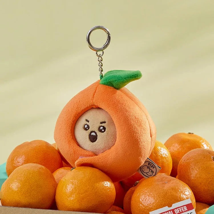 Korean Popular Cartoon Orange Series Pendent Doll Bag Decoration Key Chain Gift Couple Style Household Goods Small Gift