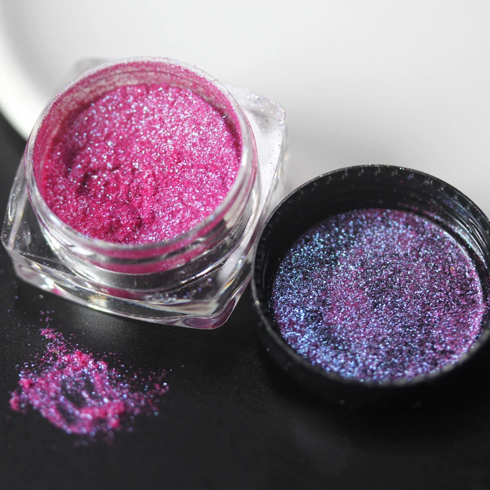 100colors Cosmetic Diamond Highlighter Pigment Eyes Loose Powder Makeup Pearlescent Shiny Eyeshadow Lipgloss Resin Craft DIY