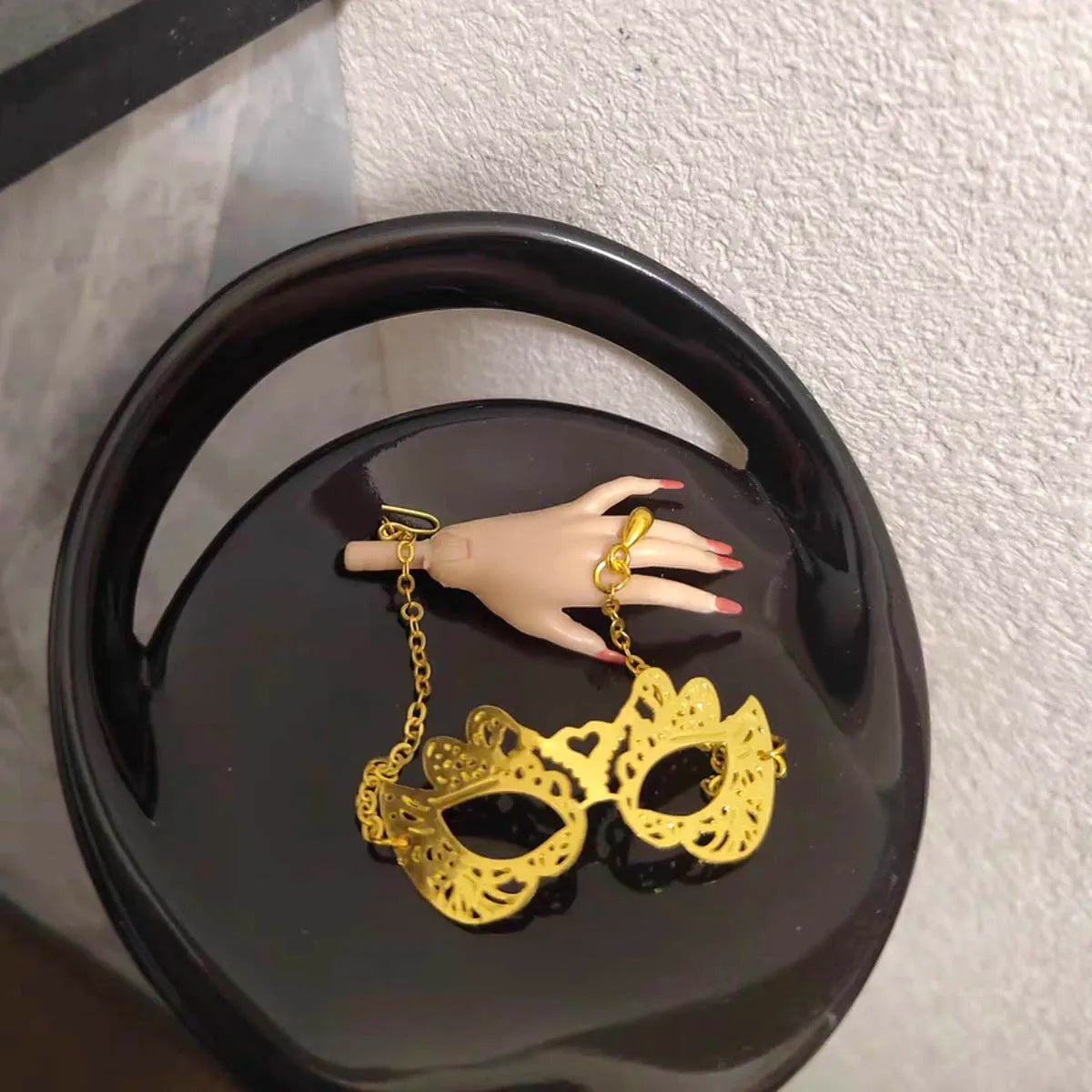 1/6 Doll Jewellery Accessories Fashion Exquisite Makeup Ball Cosplay Metal Eye Mask 30cm Supermodel Doll Dinner Party Dress Up