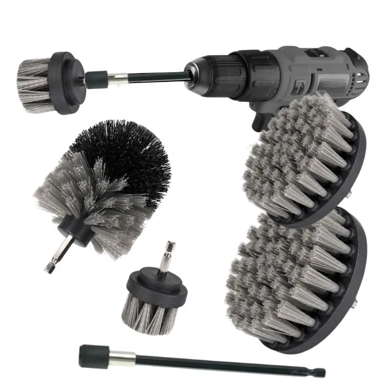 Car Cleaning Tools Drill Brush Kit Electric Scrubber Brush for Cleaning Bathroom Bathtub Cleaning Brush Scrub Drill Cleaning Kit