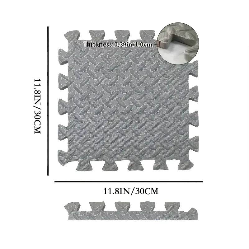 Dedicated Fitness Mat - 8/12/16Pcs Interlocking Sport Mat 30x30x1CM Puzzle Fitness Mat Gym and Yoga Equipment Protective Mat