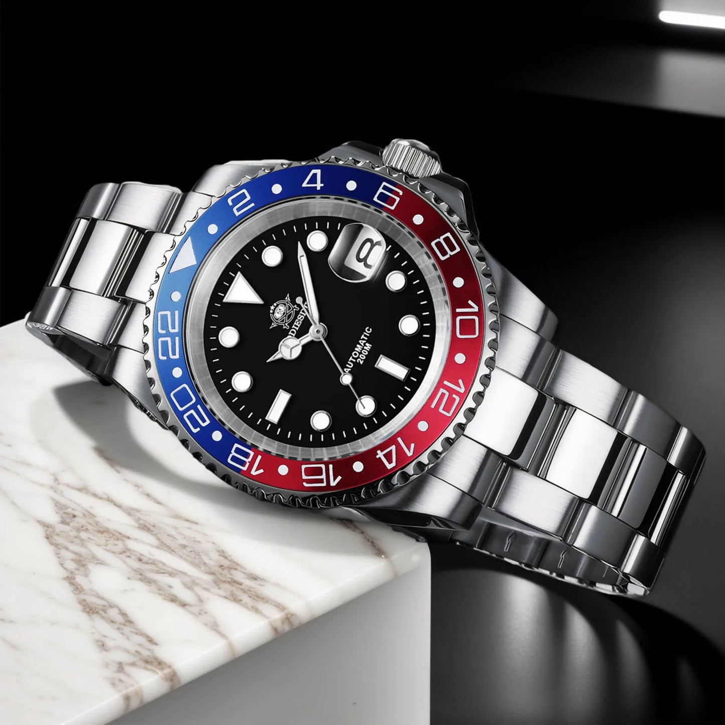 ADDIESDIVE Luxury New Men's Watches Waterproof Sapphire Automatic Mechanical Watches Stainless Steel Luminous Dive Watch For Men