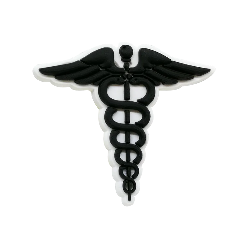 1/50PCS Cute Medical Style Shoe Charms,Heart Nurse Pill Pin Accessories for Sandals,Stethoscope Dental Shoes Clogs Buckle
