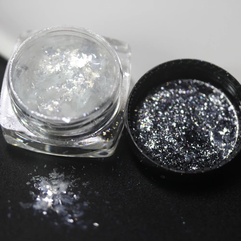 100colors Cosmetic Diamond Highlighter Pigment Eyes Loose Powder Makeup Pearlescent Shiny Eyeshadow Lipgloss Resin Craft DIY