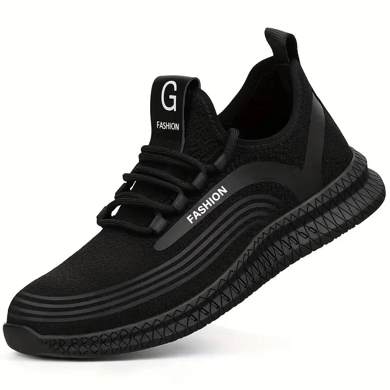 Steel Toe Protective Work Shoes Anti Smash Safety Shoes Men Women Light Work Sneakers Breathable Anti-Stab Indestructible Shoes