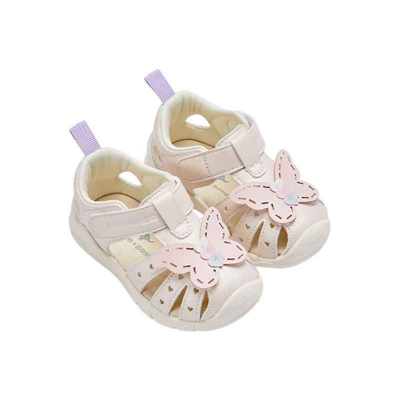 Dave Bella Toddler Sandals Summer Baby Girls Casual Shoes First Walkers Cool Fashion Sweet Butterfly Outdoors Sandal DB2221277-A