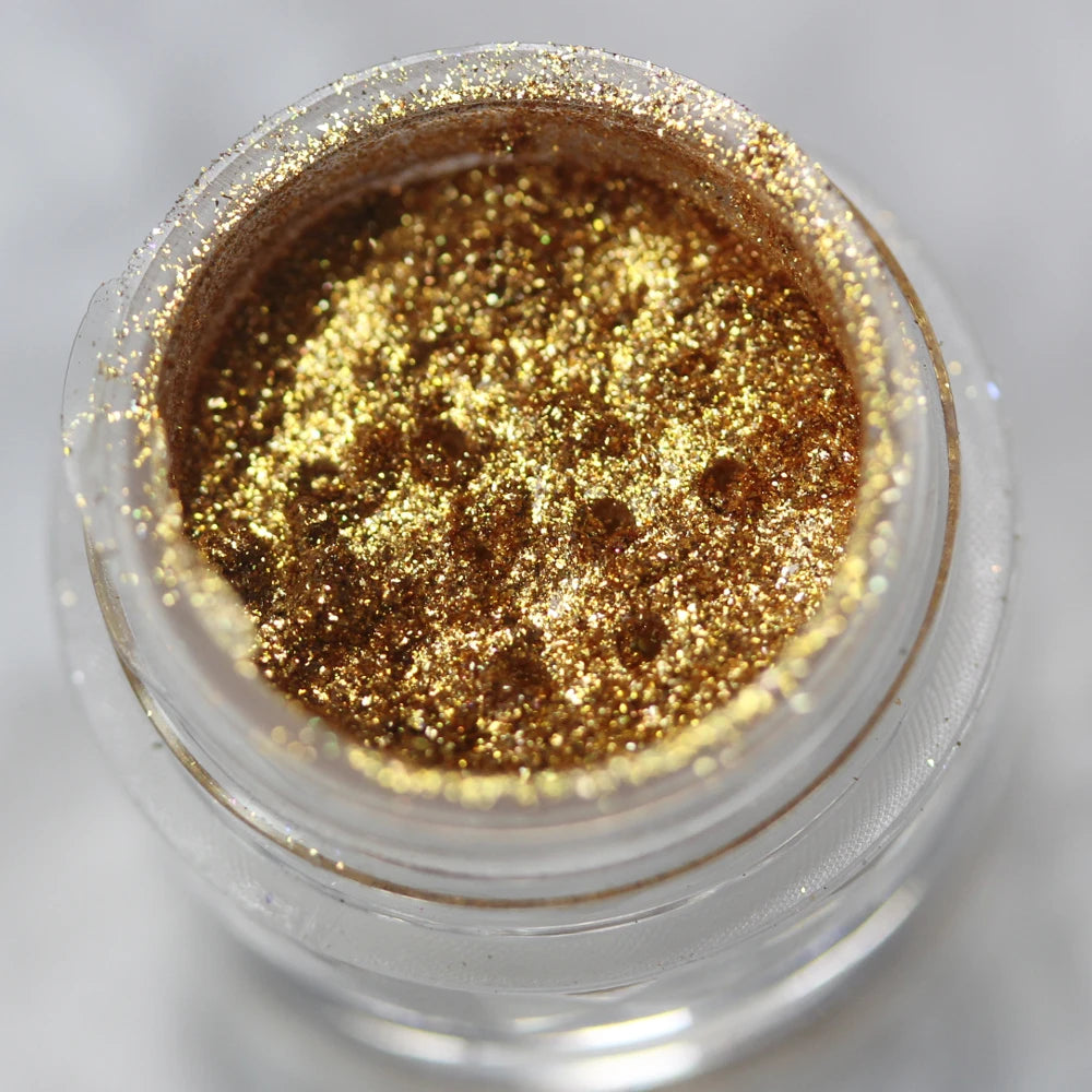 Cosmetic Beautiful Multichrome Loose Face Sparkly Diamond Pigment Powder Dust Safe for Eyeshadow Makeup Body Lipgloss Nail Art